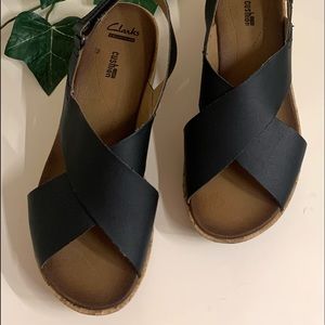 Black Clark's wedges